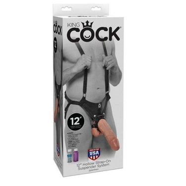 Sistema Strap-on King Cock 10 Cavo 25 cm per Prestazioni Incredibili
